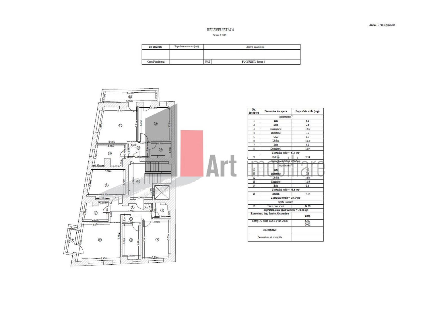 Cladire de inchiriat|Apartamente/birouri - Zona Gara de Nord/Polizu - Poză 17