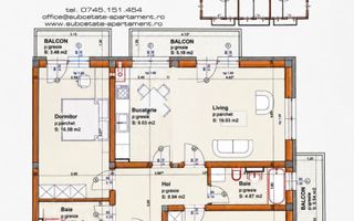 Apartament 3 camere SubCetate Faza 2 - Poză 2