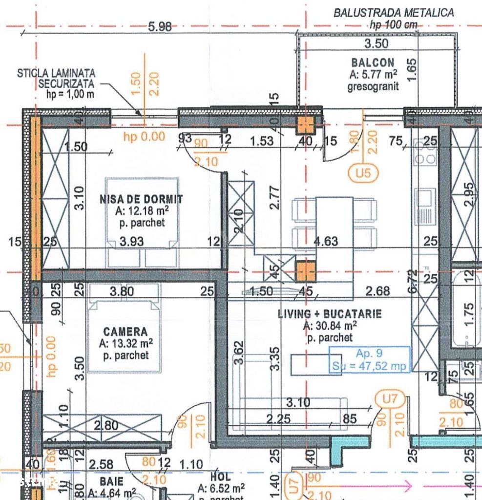 ânzare apartament cu 2 camere, într-un cartier rezidențial liniștit - Poză 7