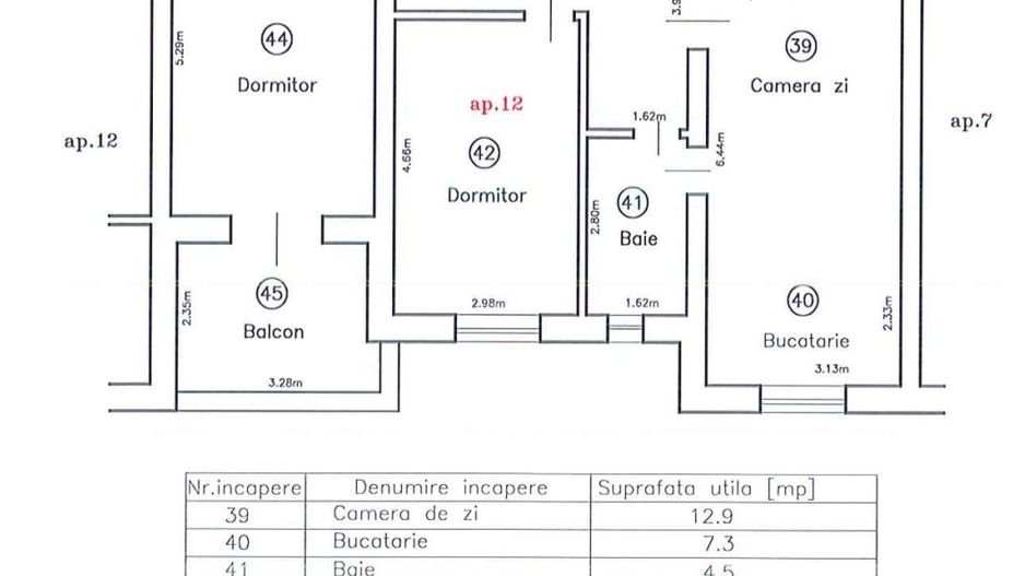 Apartament cu 3 camere si loc de parcare - Kaufland - Poză 9