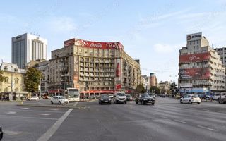 Studio Piata Romana, renovat complet, vedere panoramică dublă - Poză 11