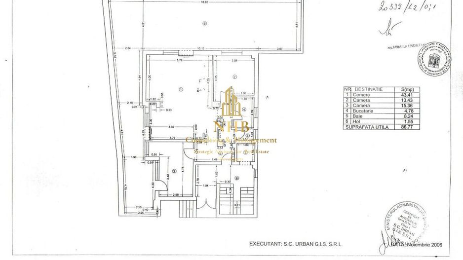 Apartamanet de vanzare - 3 camere - parter - terasa 110 mp - PARCARE -HERASTRAU - Poză 15