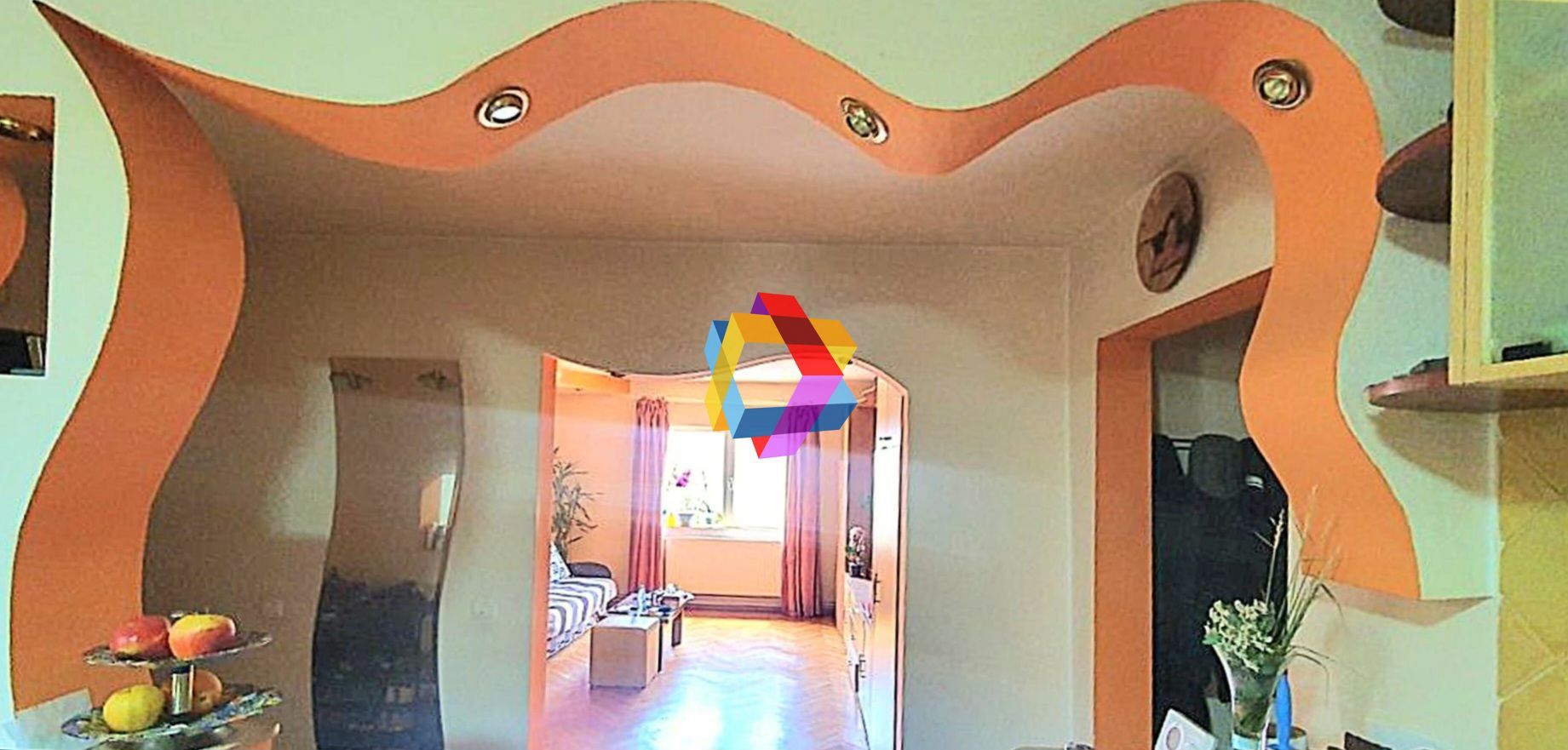 Apartament cu patru camere, zona Tractorul 90 mp - Poză 3