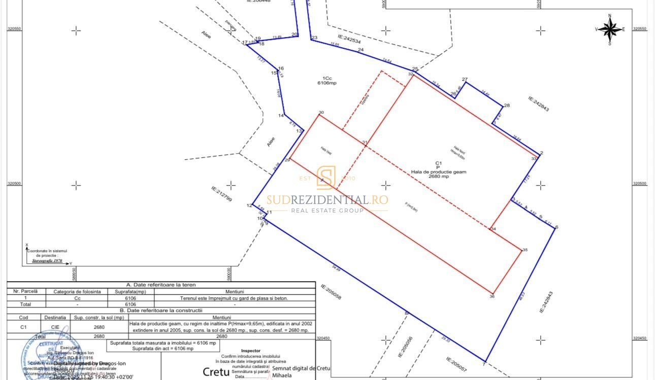Hală industrială 2680 mp, zona Apărătorii Patriei, Berceni - Schiță 5