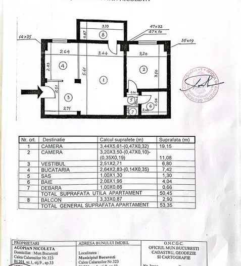 Aparatament 2 camere - Calea Calarasilor DECEBAL - Poză 7