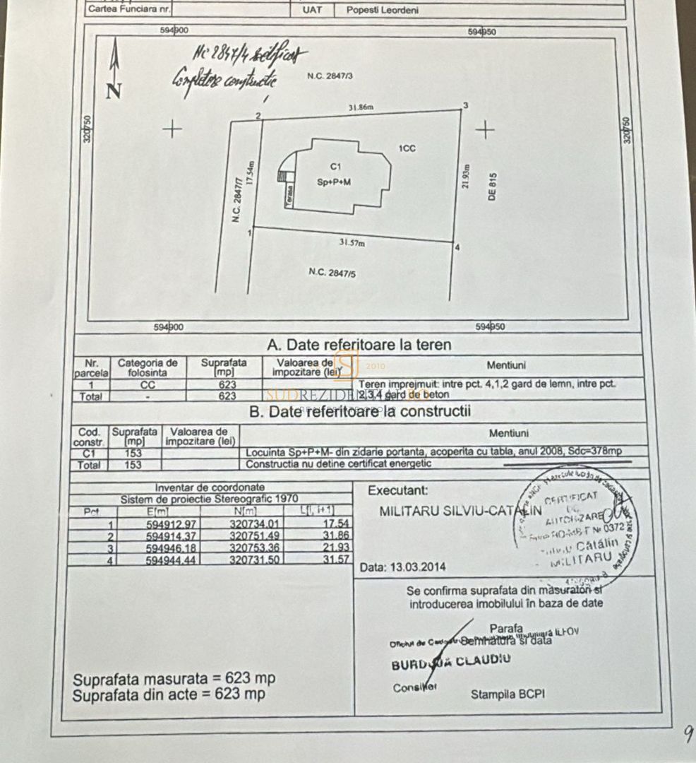 Vila S+P+M de vanzare in Popești Leordeni–teren 623 mp, piscina, garaj - Schiță 20