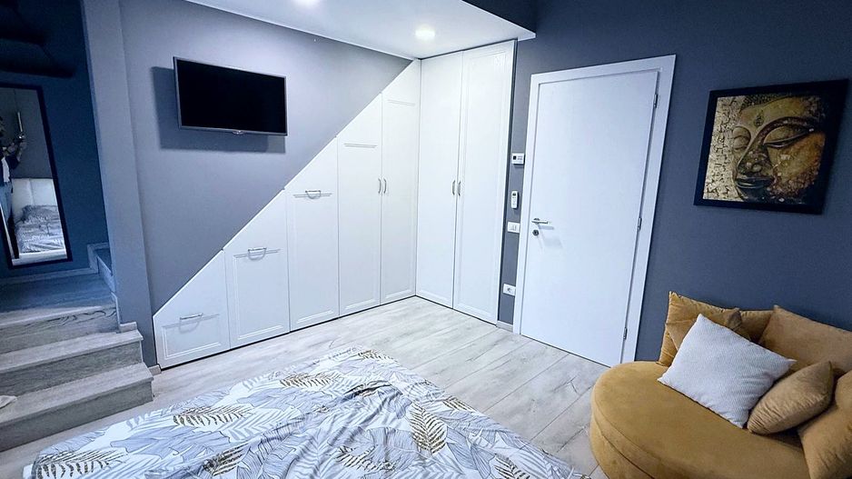 Duplex P+1+M mobilat, 127 mp, curte cu terasă, 3 parcări, Pipera - Voluntari - Poză 13