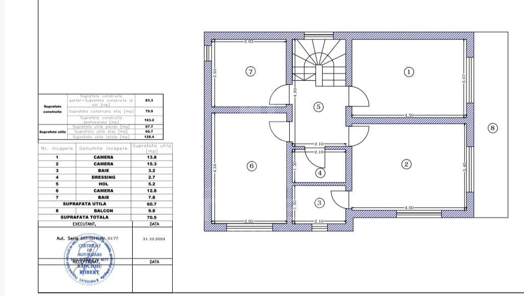 Casa de vanzare la Poplaca . Comision 0% - Poză 8
