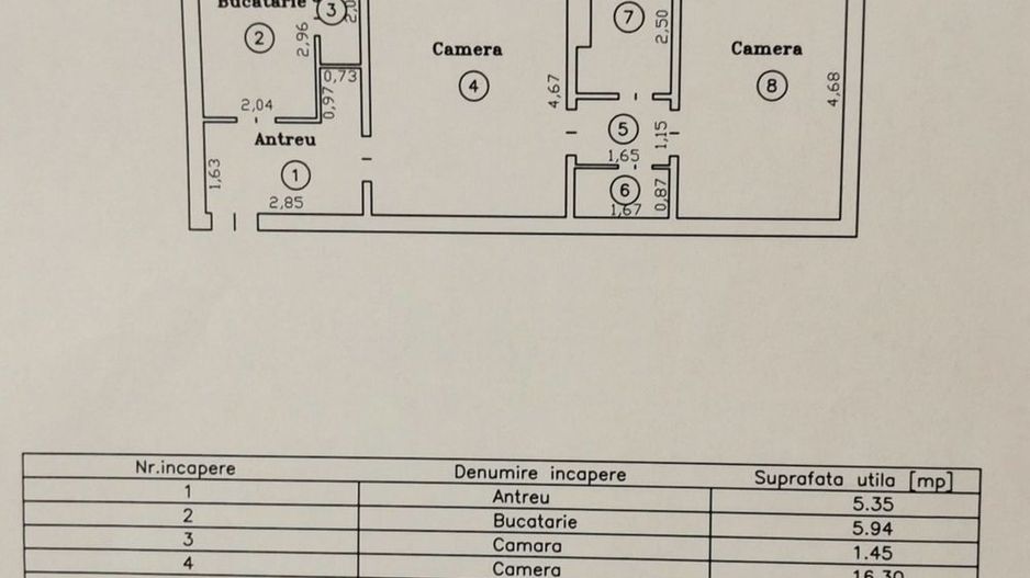 Take Ionescu, semicentral ap2 camere, confort 1, parter CENTRALA GAZ - Poză 7