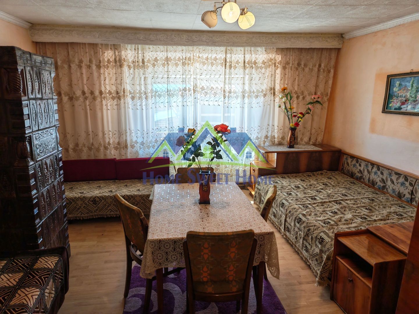 Casa Ghelari, 3 camere, 678mp, baie, buc., termopane, curte si gradina - Poză 11