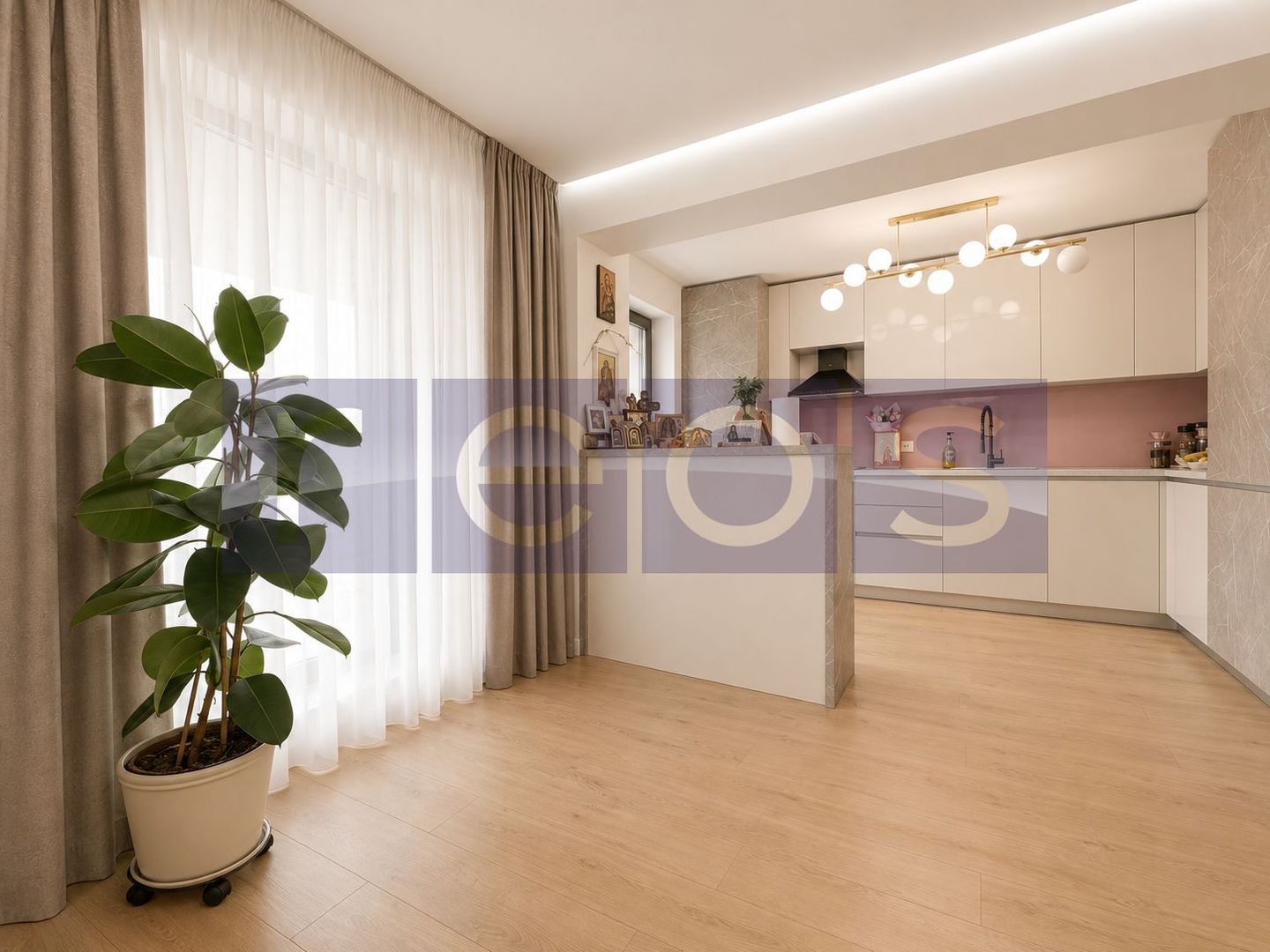 VANZARE 3 CAMERE DECOMANDAT | 90 MP UTILI | 2 BAI | 2 BALCOANE | STRAULESTI - Poză 3