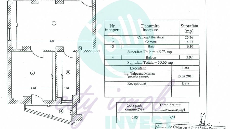 Apartament 2 camere | Nerva Traian – plan secund | 5–7 min de metrou Timpuri Noi - Poză 12