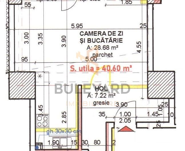 Comision 0. Apartament tip studio la cheie in bloc nou! - Schiță 16