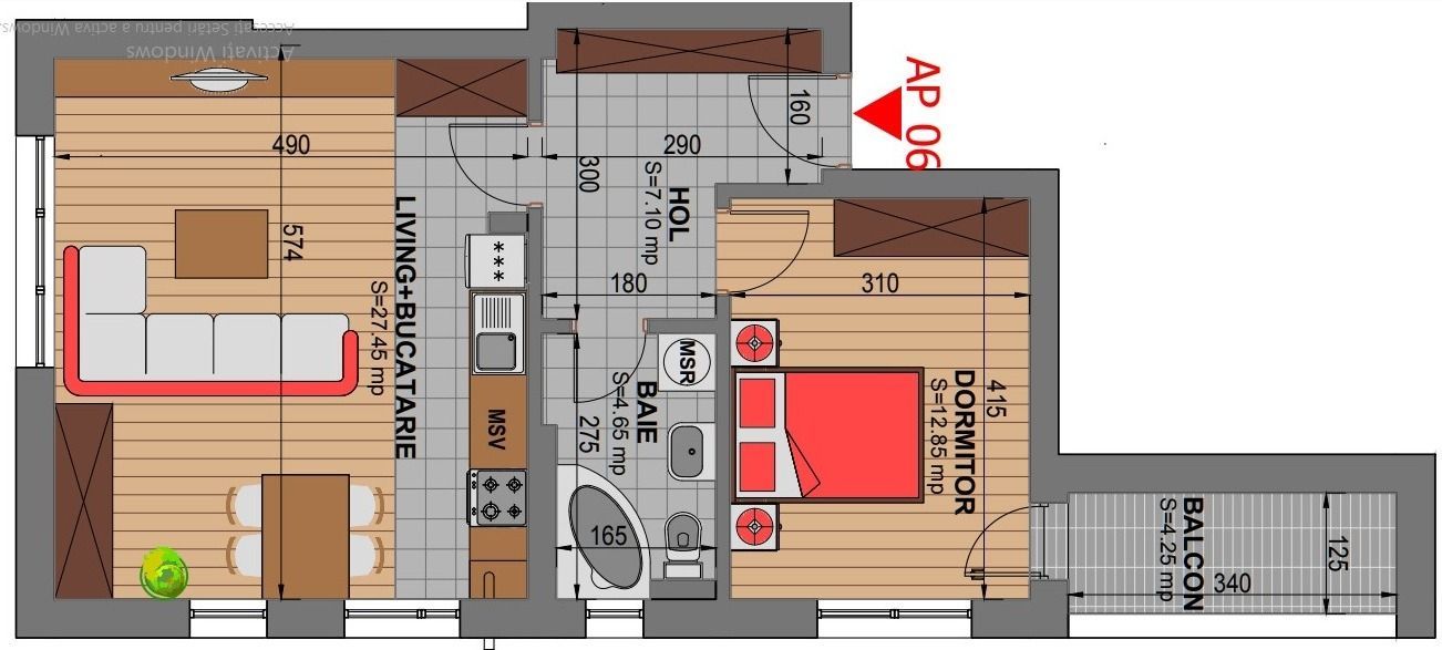 2cam.dec. sau studio la  10min de  metrou Ap. Patriei - Poză 1