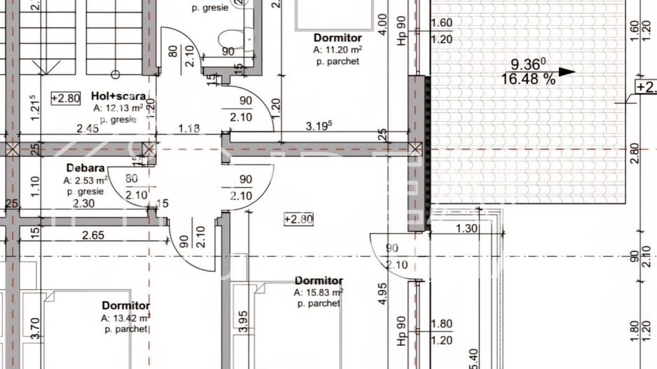 Duplex modern cu 4 camere si carport, in Cartierul Arhitectilor - Schiță 13