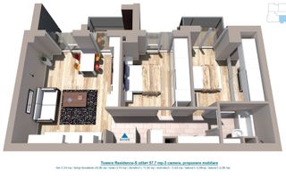 COMISION 0% | Apartament 3 camere | 57,7 mp | Parcare+boxa | Soarelui - Poză 19