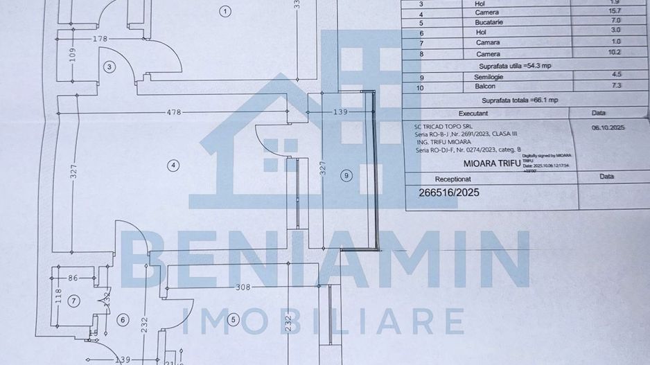 3 camere - etaj 2 - 66.1mp - teava de gaze - scoala 21 - Rotunda - Poză 8