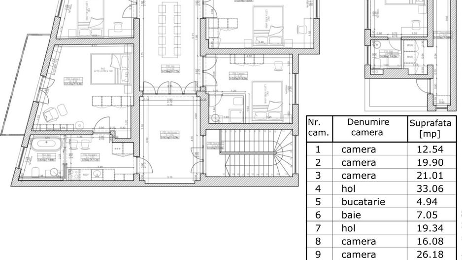 Magheru: 5 camere cu băi proprii – business regim hotelier care deja produce. - Poză 18