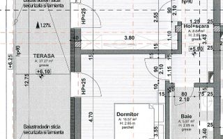 Apartament in vila! 4 camere 125.56 mp utili+29 mp terasa! 2 garaje! - Schiță 11