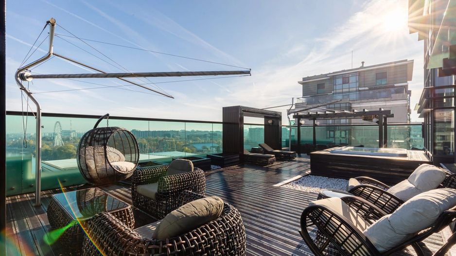 PENTHOUSE CU VEDERE PANORAMICA 258mp|| TERASE 215 MP || 3 LOCURI DE PARCARE - Poză 1