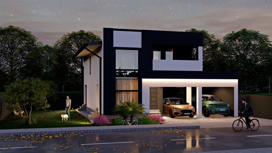 Casa individuala 4 camere 3 bai garaj Cartier Izvor Tarlungeni Brasov - Poză 1