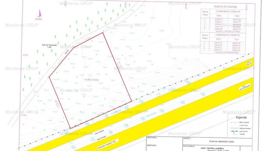 CERNICA - Km.19 - A2 cu pozitie exceptionala, vanzare 3.130 mp. teren in intravilan - Poză 3