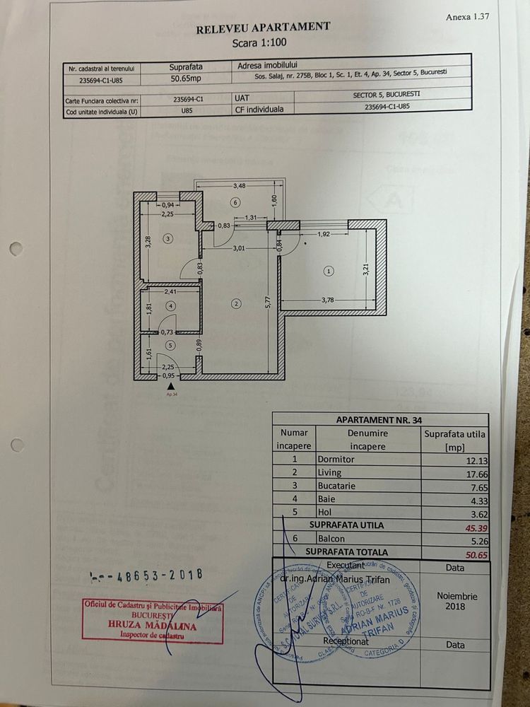 Apartament cu 2 camere semidecomandat la vanzare - Poză 7