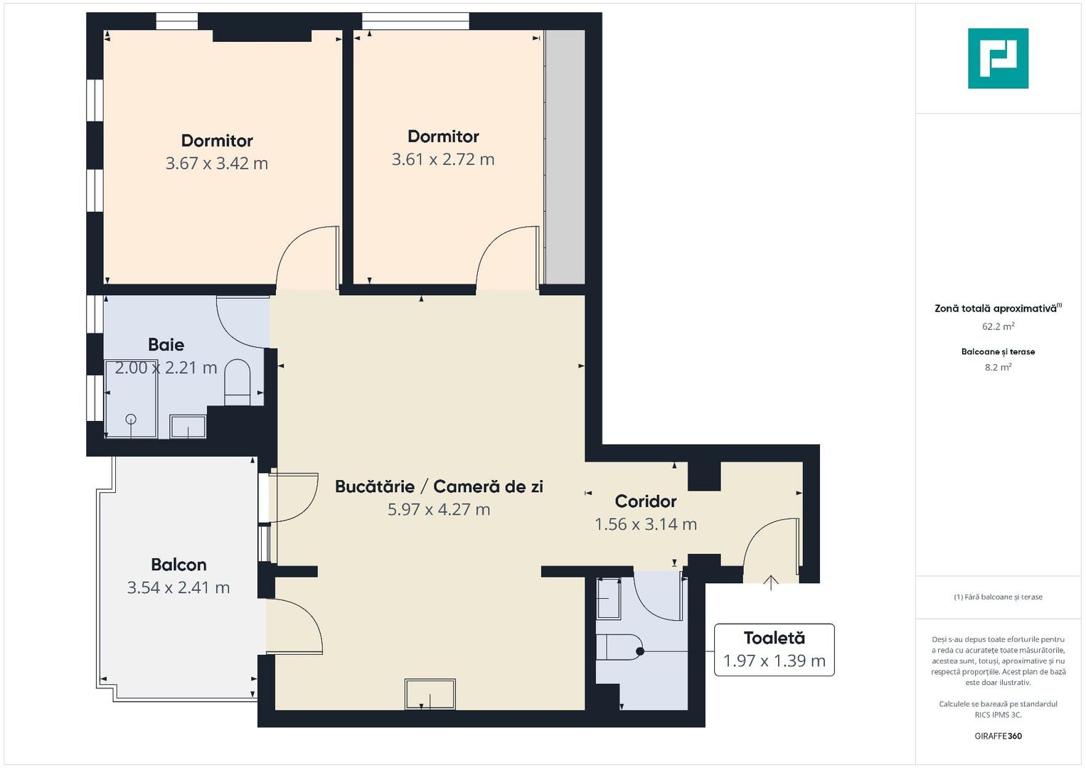Apartament modern cu 3 camere - Calea Aradului - Poză 33