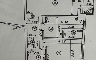 De vanzare apartament  cu 2 camere, renovat, etaj 4 , Mazepa 1, 85.000 euro - Poză 12