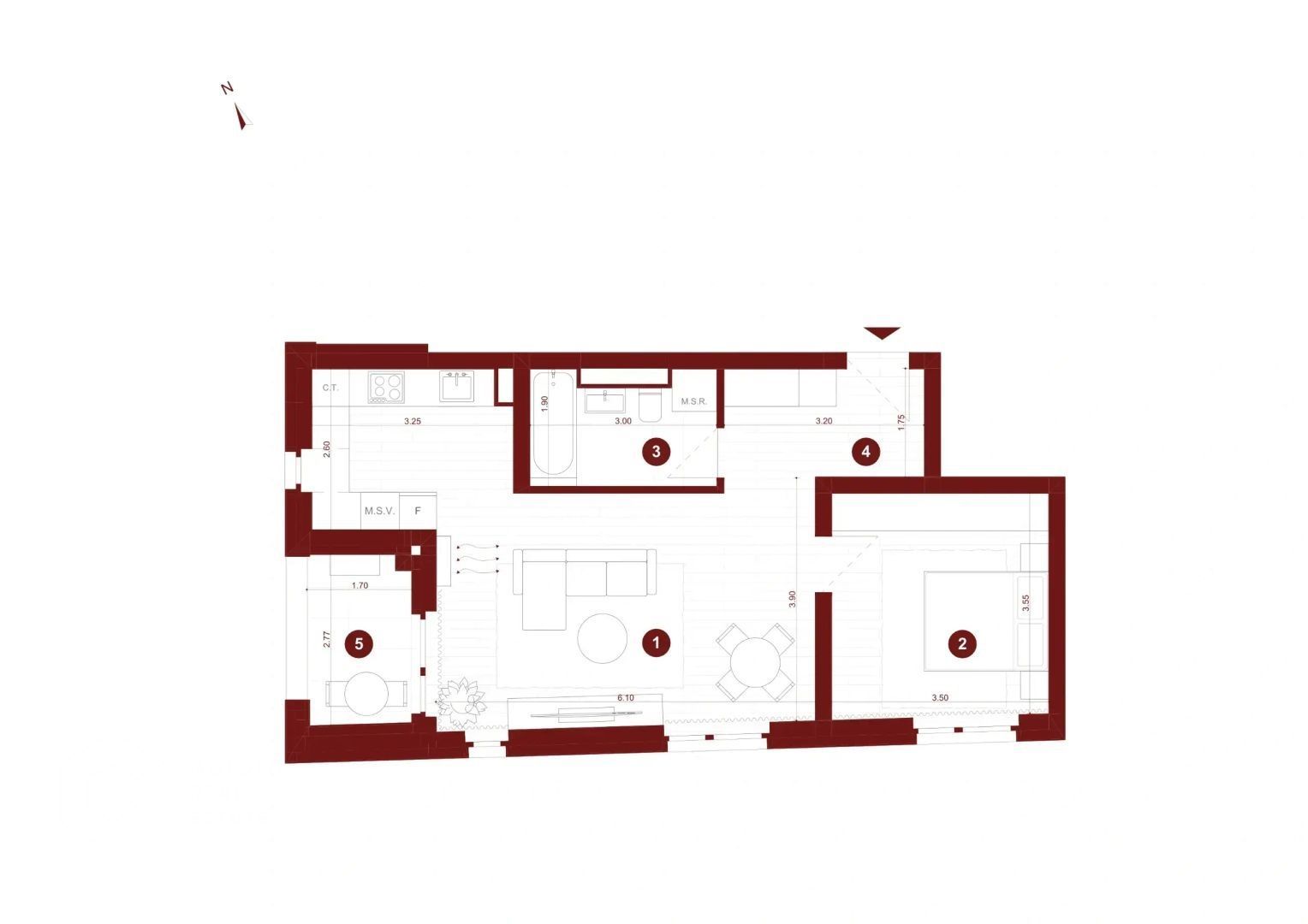 Apartament 2 camere Vladimirescu, Bloc Nou, comision 0%, - Poză 4