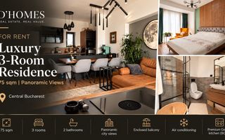 For Rent | Luxury 3-Room Residence | 75 sqm | Panoramic Views - Poză 1