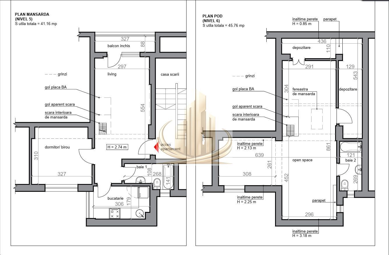 OCAZIE! Duplex 3 Camere | Bloc 2013 | 84 mp pe 2 Niveluri | PARCARE - Poză 21