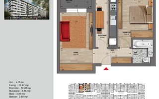 Apartament 2 Camere Weiner Residence Militari Direct Dezvoltator - Poză 1
