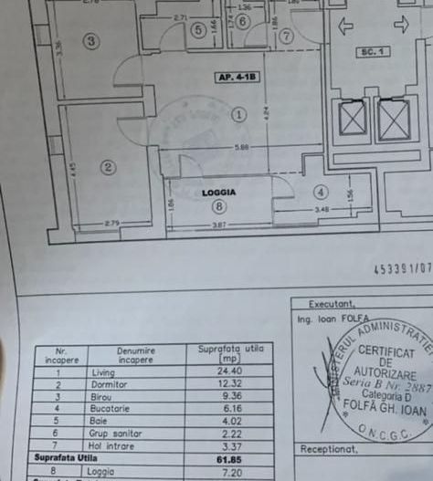 Apartament 3 camere lux de inchiriat, parcare, etaj 1, Calea Calarasilor - Poză 12