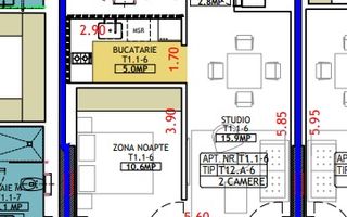 Studio dublu exclusivist în One Mircea Eliade – Design modern - Poză 2