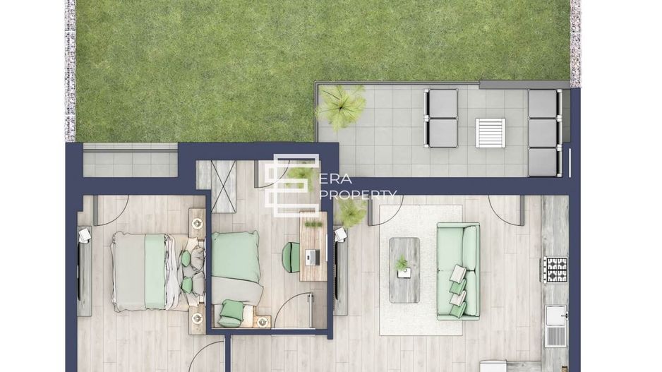 Apartament 3 camere | parter cu gradina | Zona Alba Iulia – Sibiu - Schiță 15