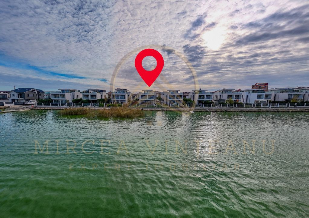 Ovidiu - Casă spectaculoasă , primul rand, cu vedere frontala  spre lac - Poză 2