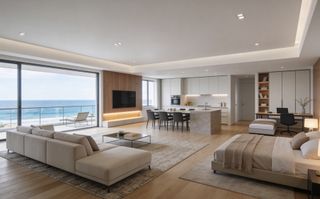 COSTINESTI( COD 05) - Apartament 3 Camere cu Vedere Frontală la Mare - Poză 1