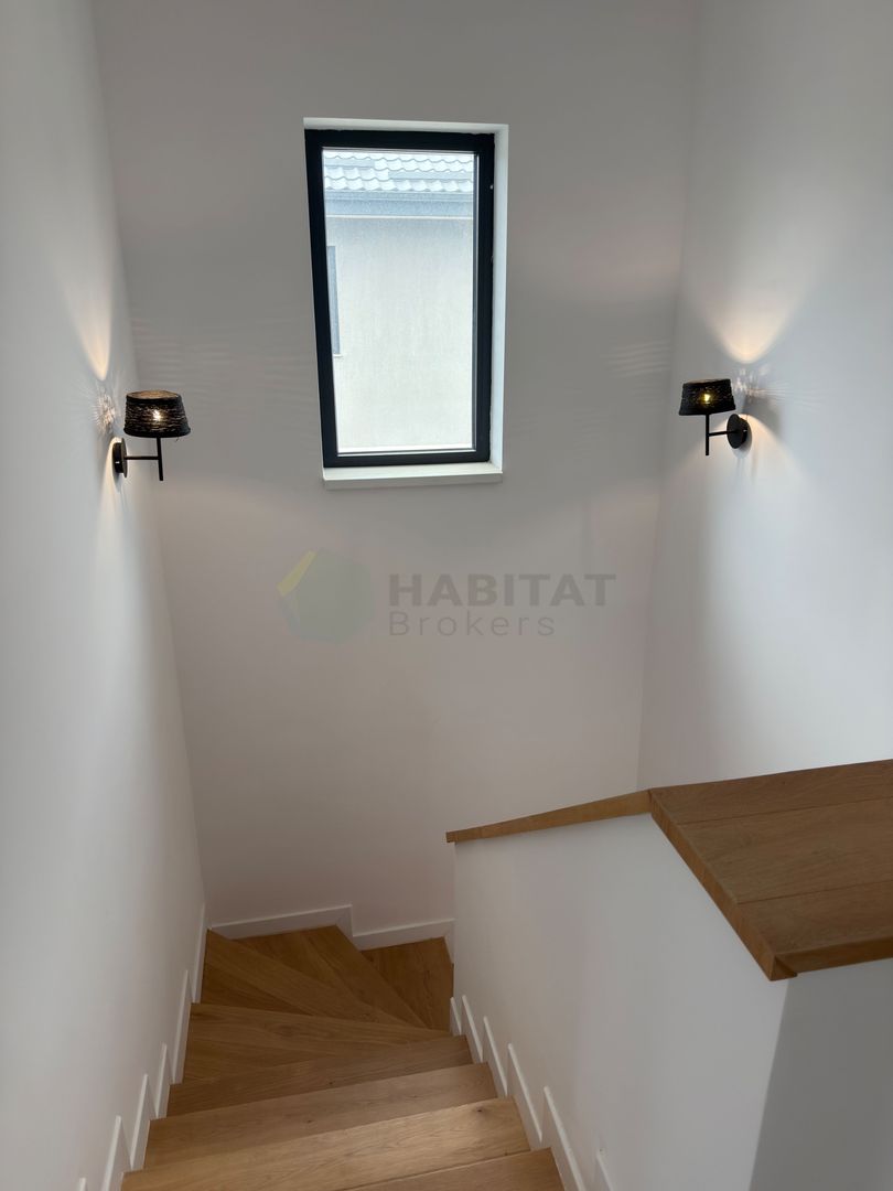 Vilă modernă cu 5 camere de închiriat în Corbeanca - Poză 21
