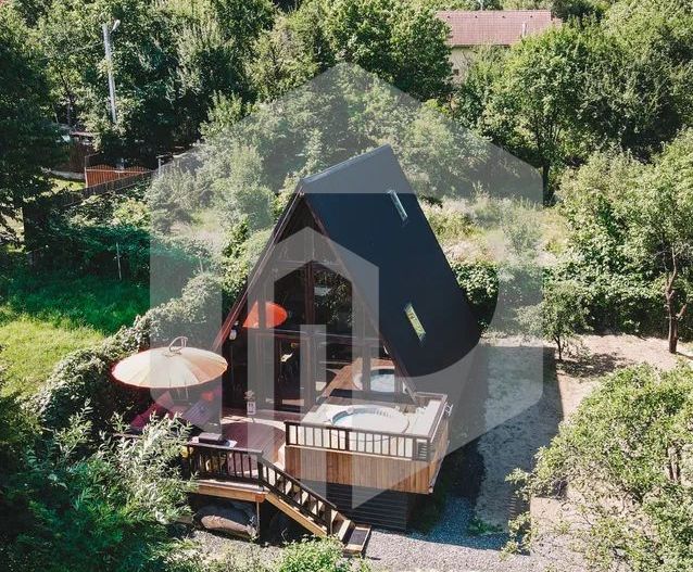 Cabana A Frame de vanzare - Teren 1000mp - Tocile - 90mpu - 3 camere - Poză 1