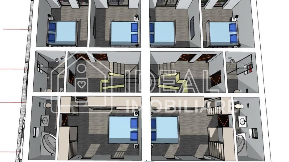 Duplex cu 4 camere si pivnita, in Cartierul Arhitectilor - Schiță 11