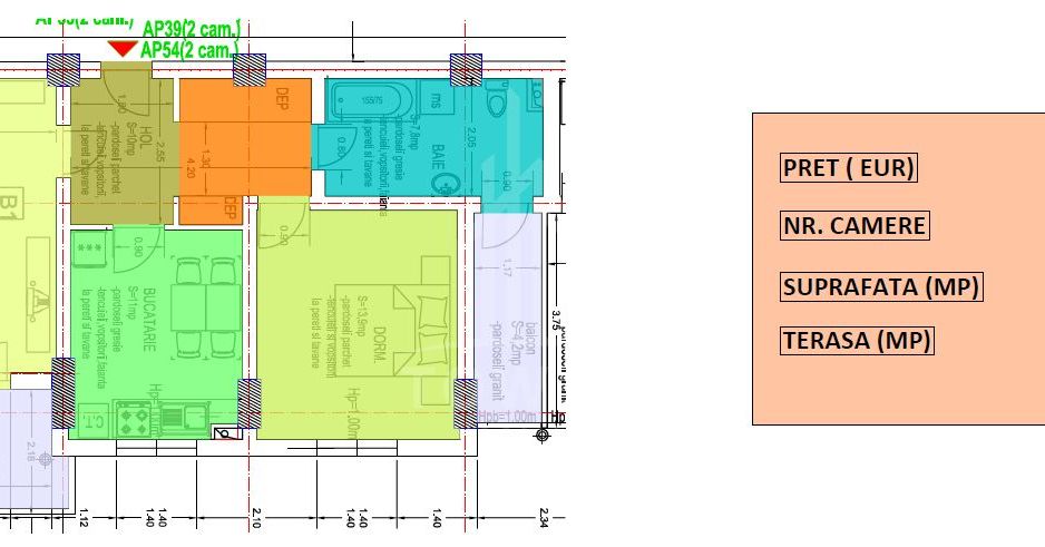 Apartament 2 camere de vânzare | Zona Cireșica-Sibiu - Poză 2