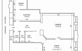 Resedinta unica 3 camere de 85 mp, Palatul Sebestyén zona Piata Unirii - Poză 29