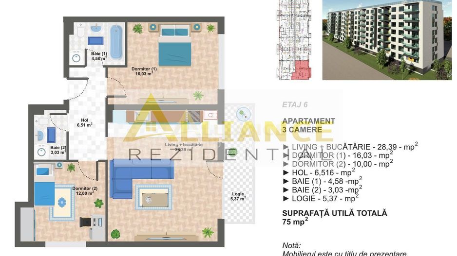 Nou Drumul Binelui 3 camere - Poză 9