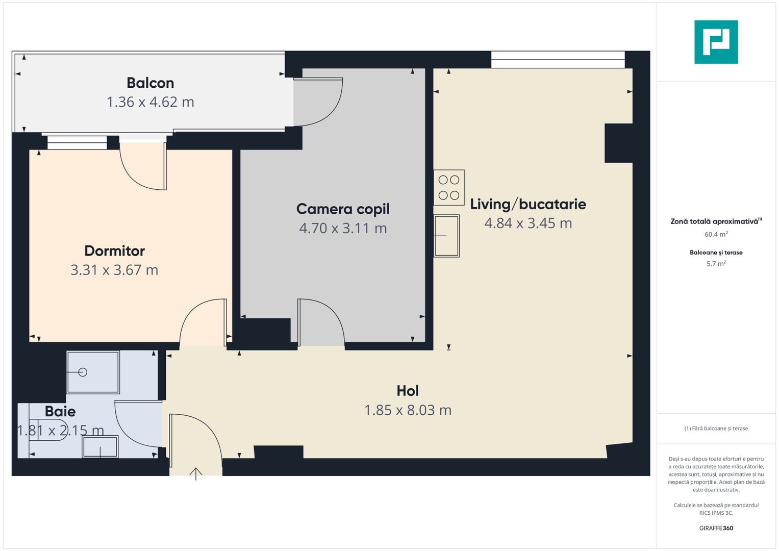 Apartament cu 3 camere pe Malul Mureșului - Poză 13