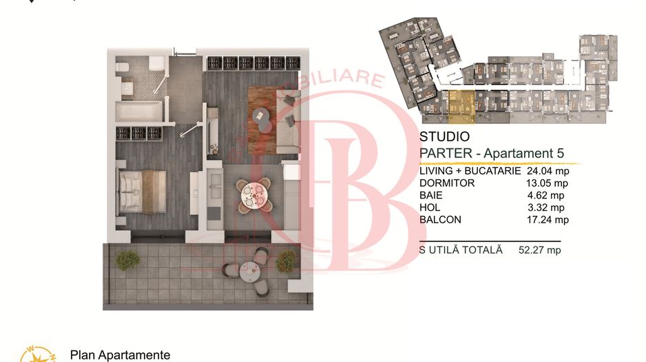 Theodor Pallady-Apartament 2 camere Loc de parcare Bonus - Schiță 2
