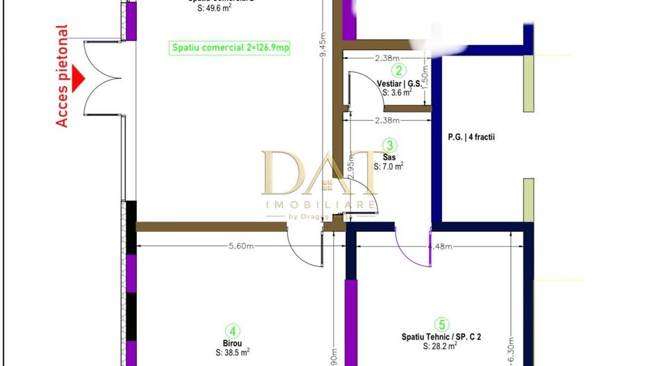 Comision 0! Spatiu comercial de inchiriat, 126 mp, zona Bobalnei - Poză 4