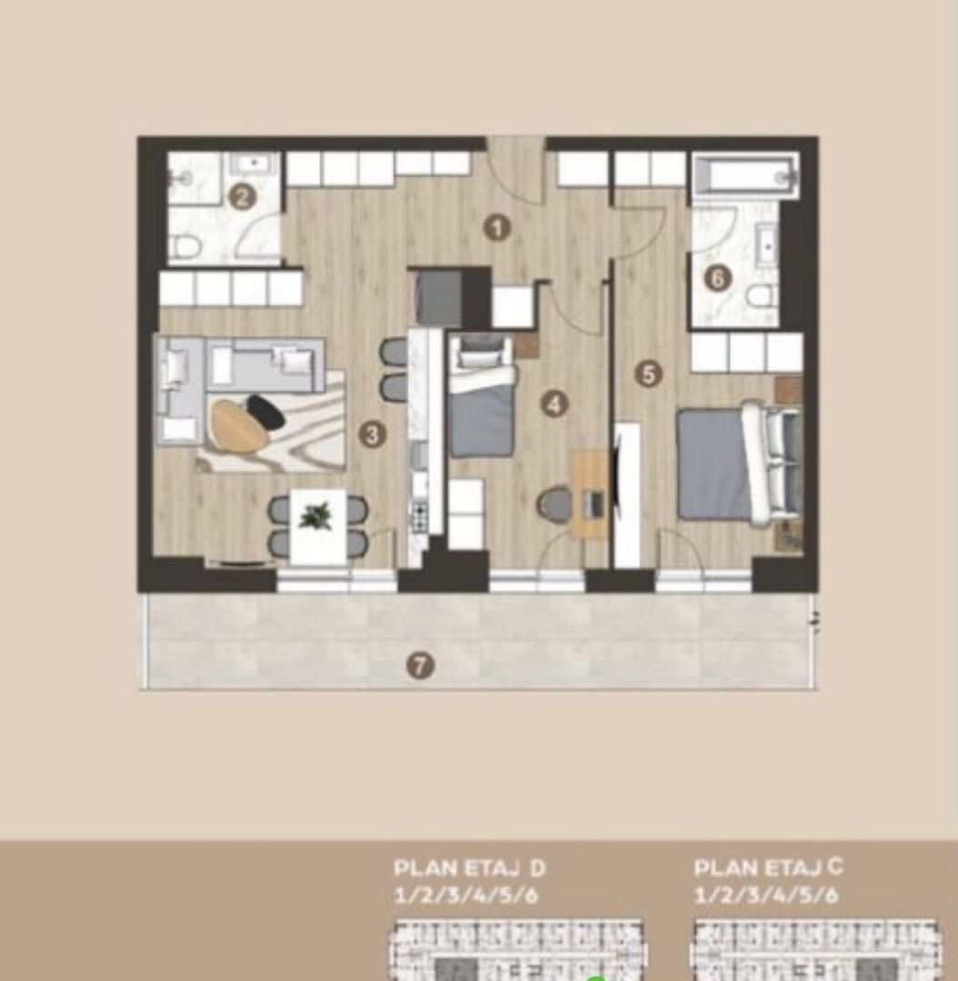 Vânzare | Apartament 3 camere | Parcare Inclusă | Pipera - Poză 2