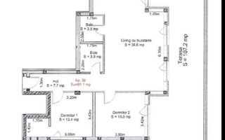 Penthouse terasa 107mp, Sibiu, Turnisor COMISION 0 - Poză 1