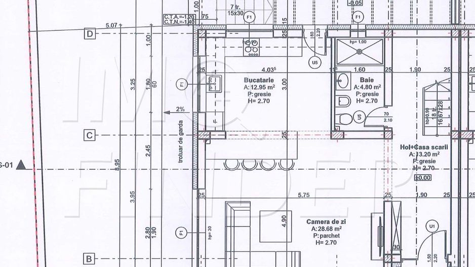 Casă tip duplex cu 4 camere în Iris, Cluj-Napoca, aproape de facilități - Schiță 14